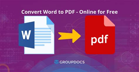 Convert Word To PDF .